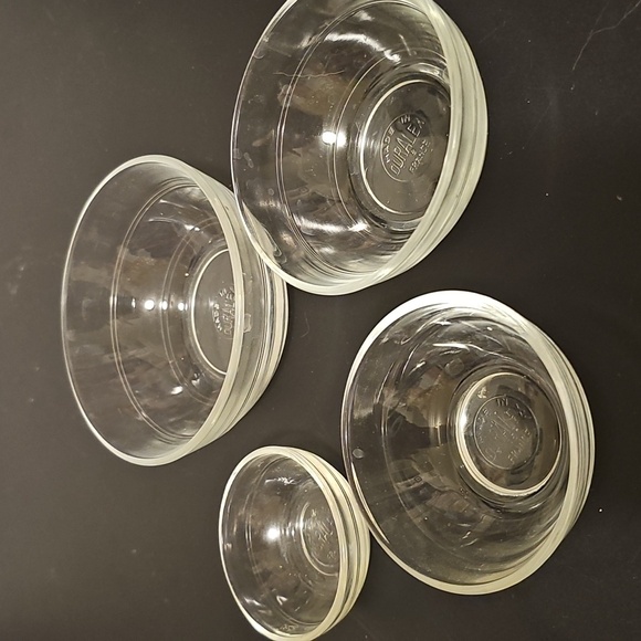 DURALEX MADE IN FRANCE Glass Nesting Bowls, Set Of 4 - Picture 2 of 10